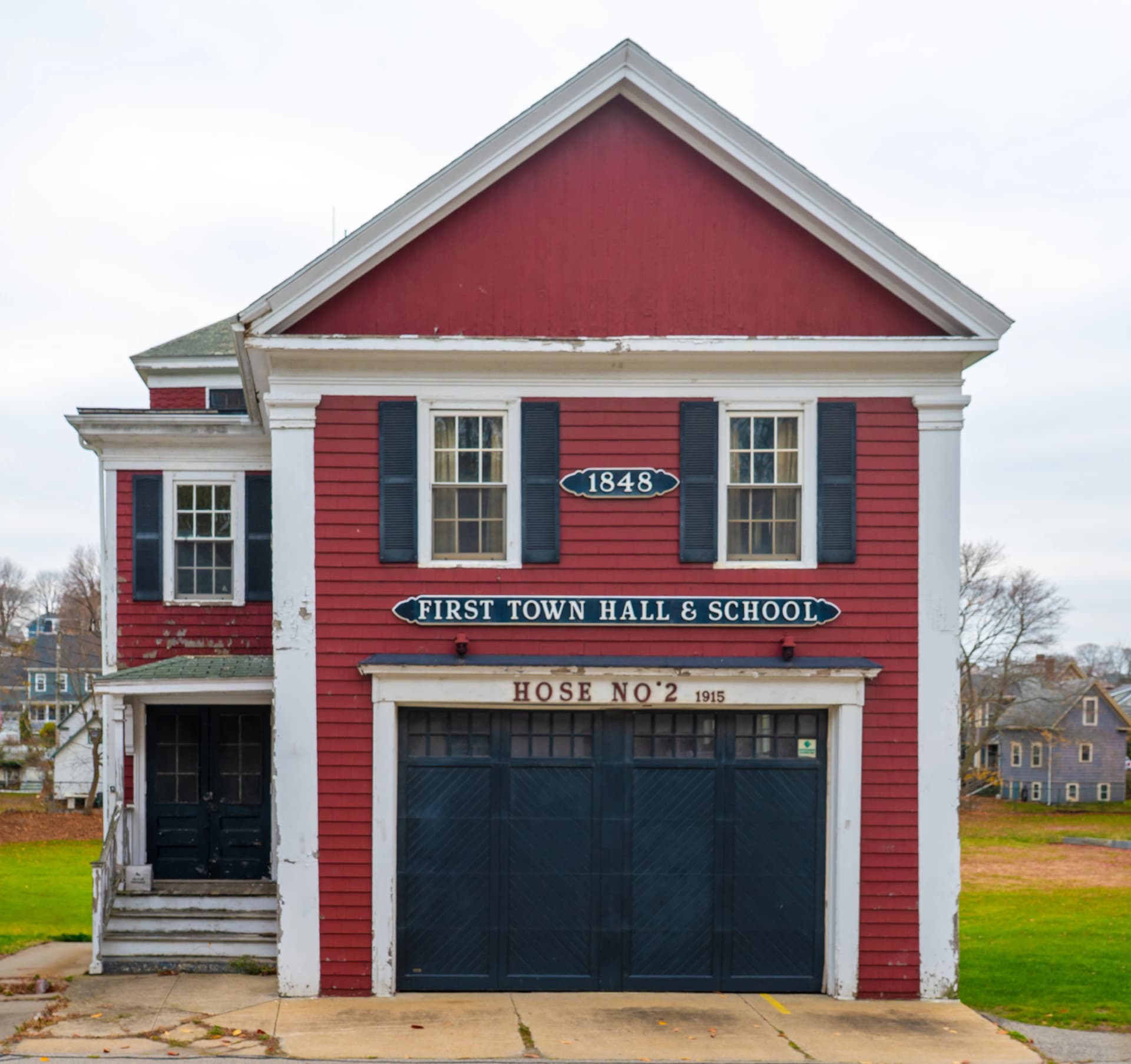 First Town Hall & School