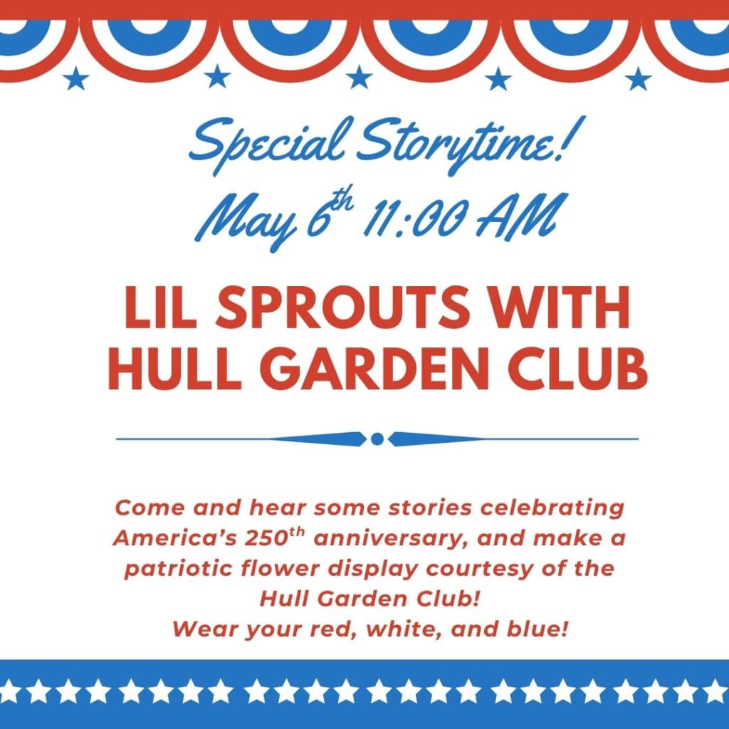 Special Preschool Story Time - Lil Sprouts with the Garden Club