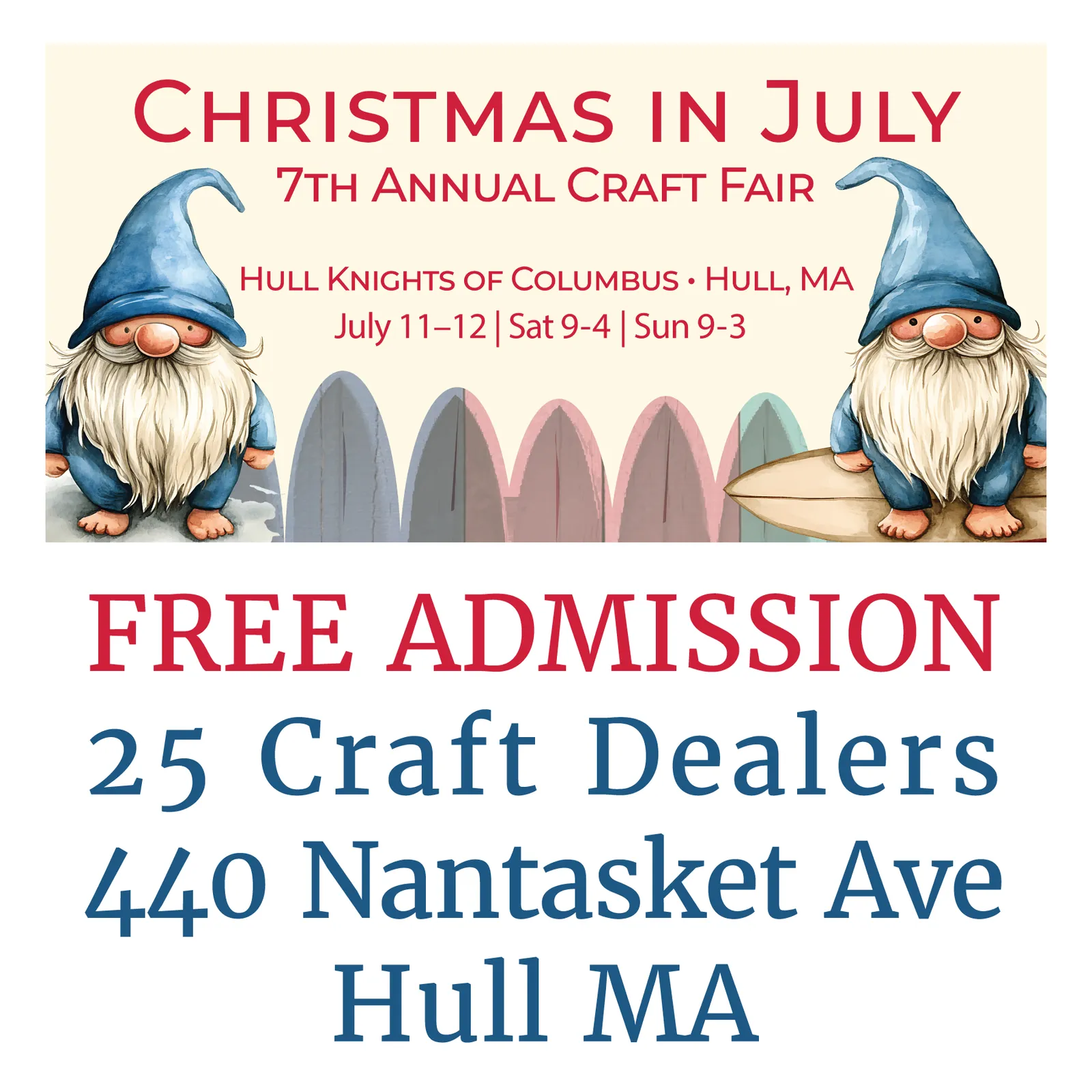 Hull KofC Christmas in July Craft Fair