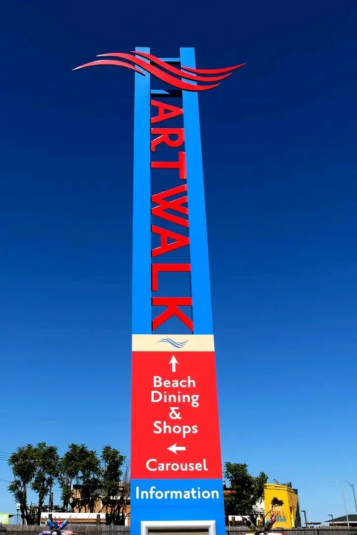 The ARTWALK signpost in Hull