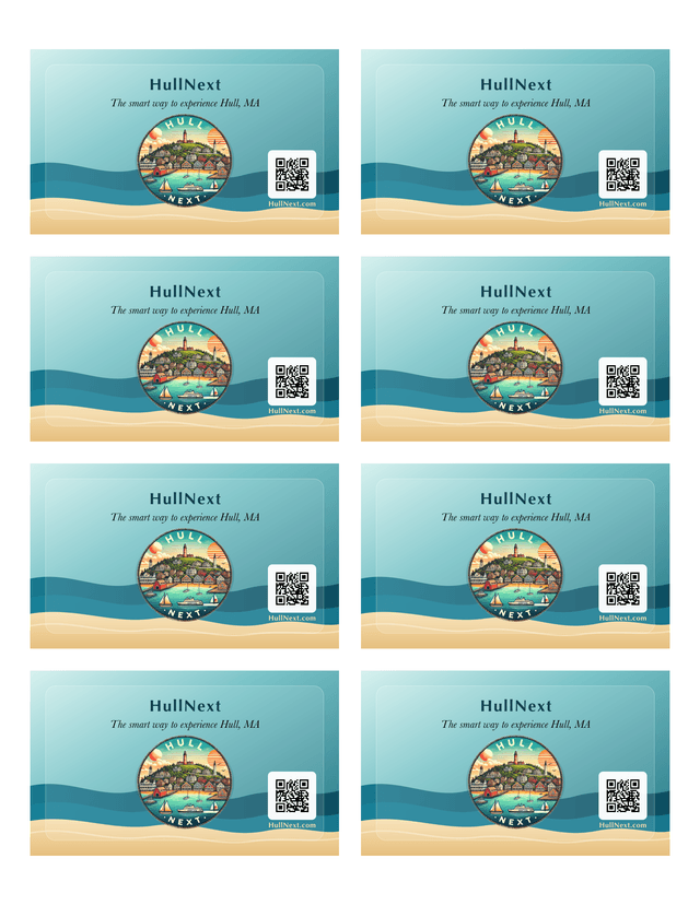 Business cards sheet