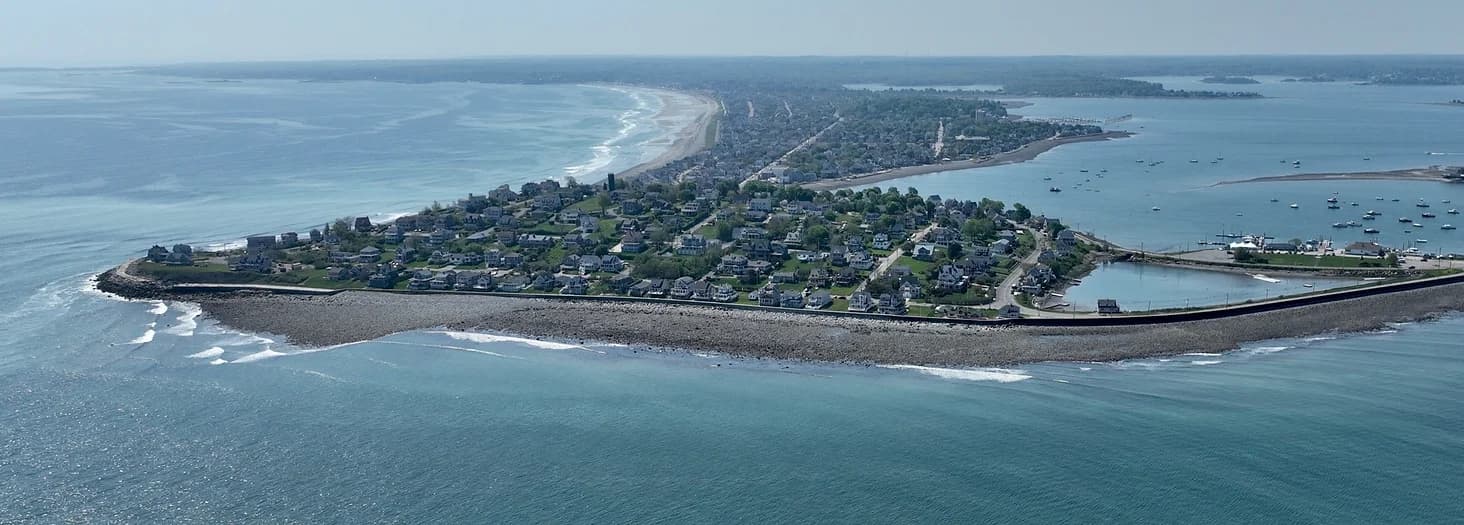 Allerton Hill neighborhood in Hull, Massachusetts