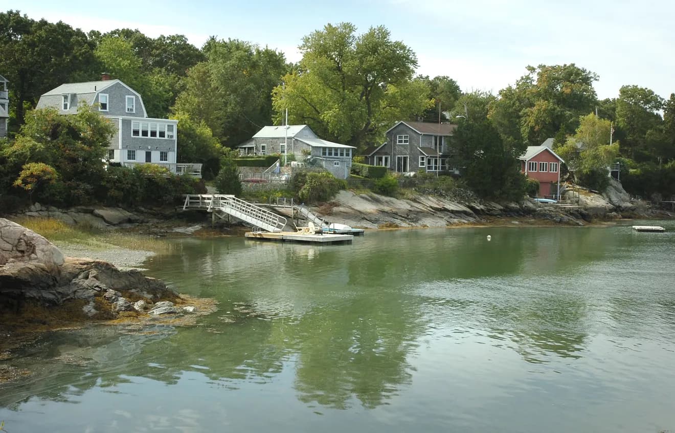Rockaway Annex neighborhood in Hull, Massachusetts