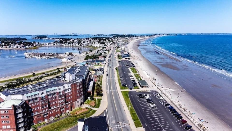 Atlantic Hill neighborhood in Hull, Massachusetts