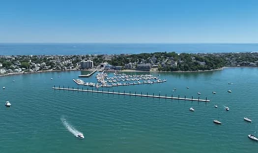 Strawberry Hill neighborhood in Hull, Massachusetts