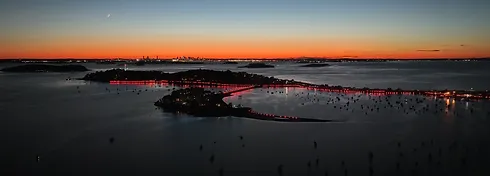Northern harbor approaches near the Brewster Islands