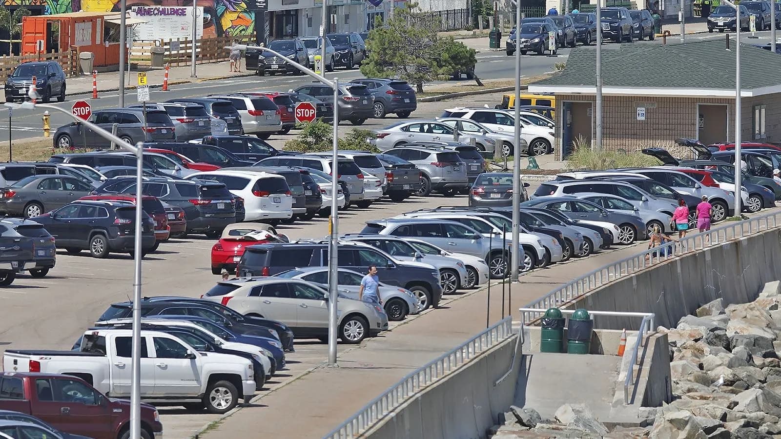 DCR parking at Nantasket Beach