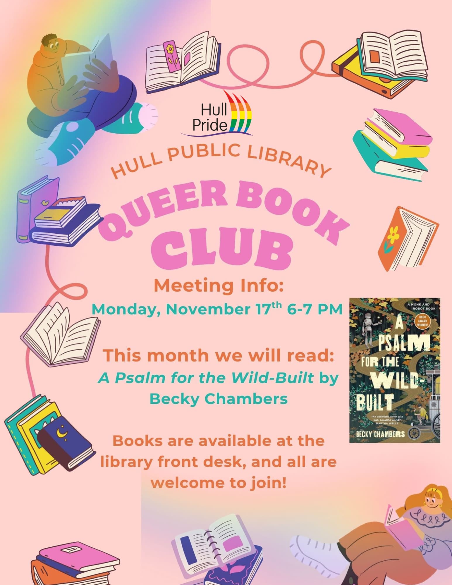 Hull Pride & Hull Public Library Present: Queer Book Club