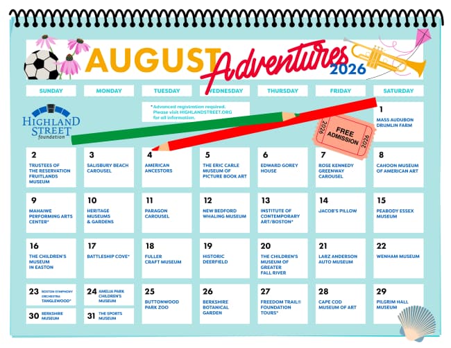Free Rides Day- August Adventures Courtesy of The Highland Street Foundation