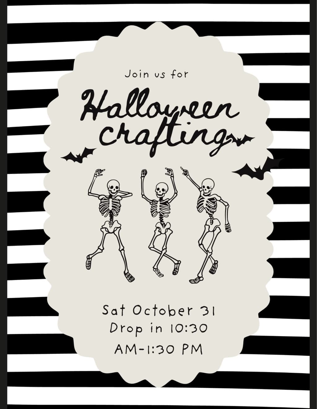 Halloween Drop-in Crafting