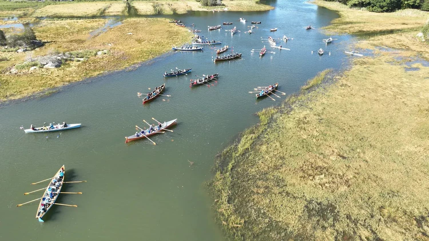 The Head of the Weir River Race