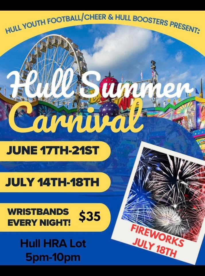SAVE THE DATE – Hull Summer Carnival June 17-21 (and July 14-18)