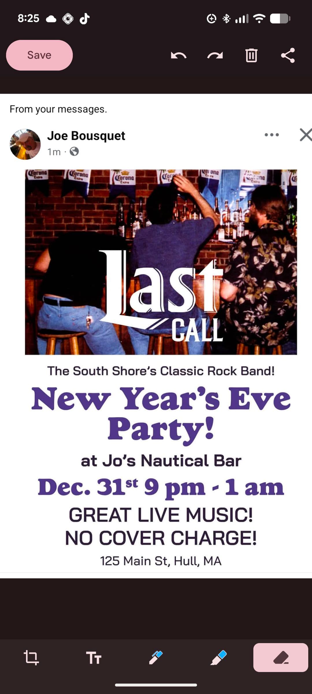 New Year’s Eve Party @ Jo’s Nautical 🎉🎊