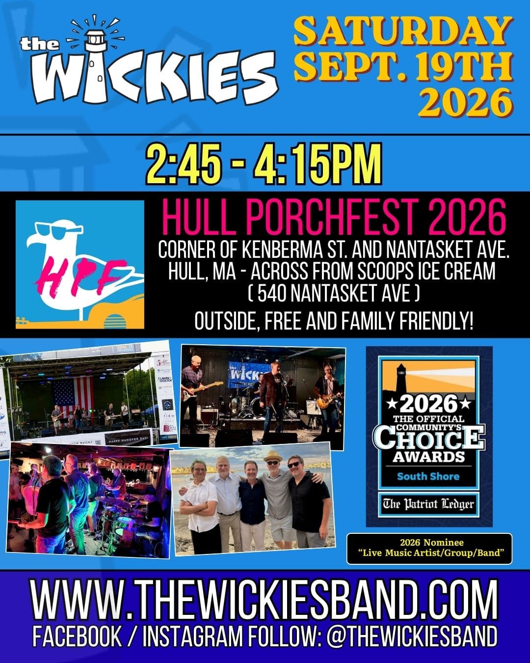 The WIckies at Hull Porchfest 2026